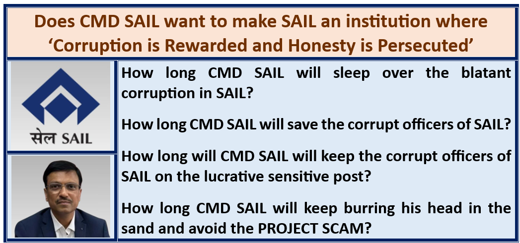 SAIL PROJECT SCAM: An Epitome of Corruption, Connivance and Chutzpah